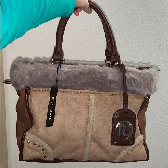 River Island brown purse new with tags
